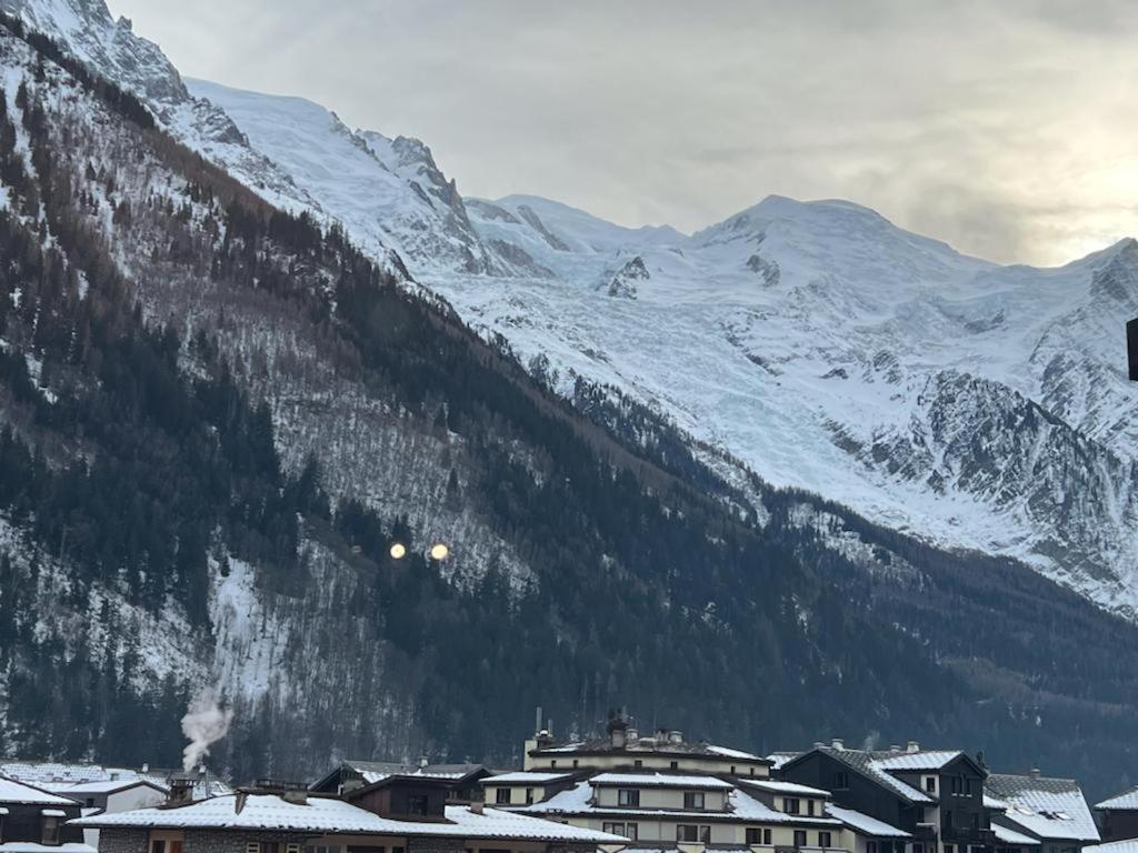 Studio Dent Du Caiman, Chamonix Hyper Centre, Parking, Vue Mont Blanc 외부 사진